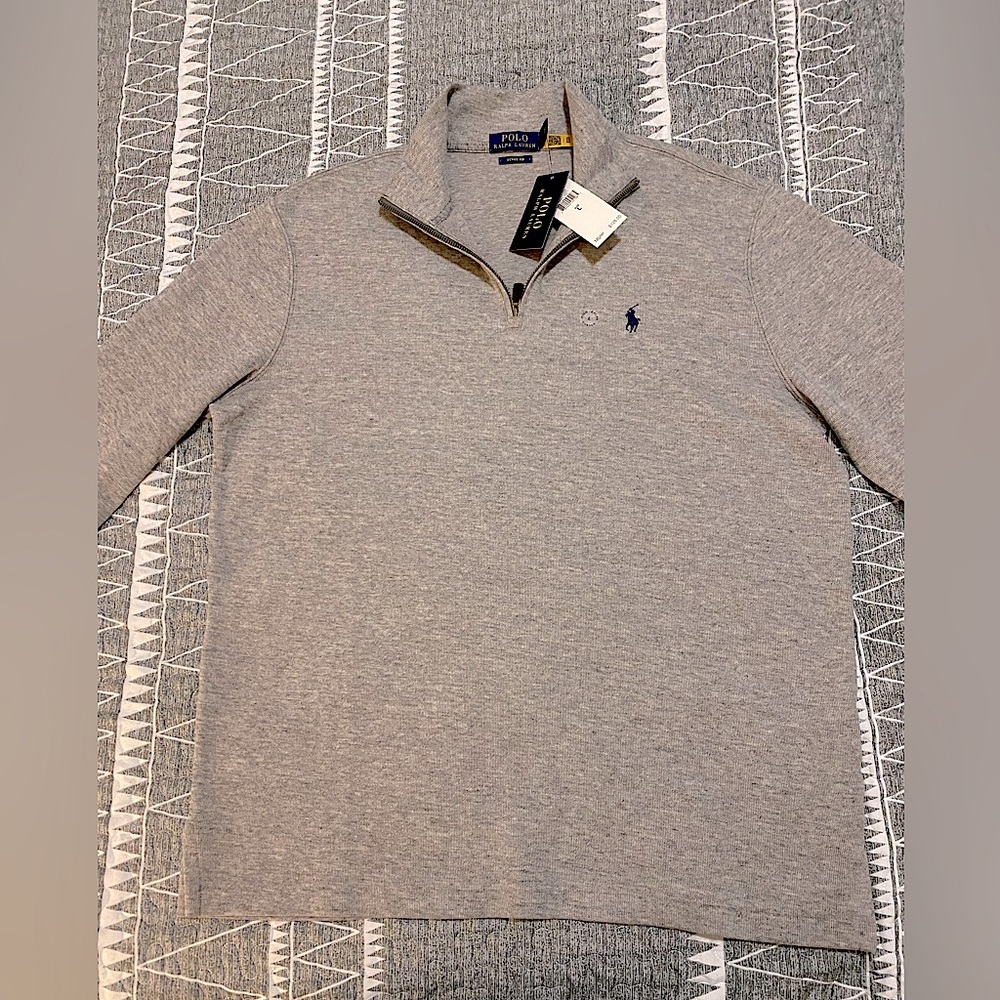 NWT Polo Ralph Lauren Half-Zip Sweatshirt - Men’s L